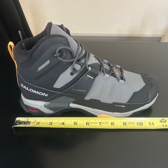 Salomon Men X Ultra 4 Mid- Quiet Shade Black/Winter TS CSWP -Size 11-NWT main image 9